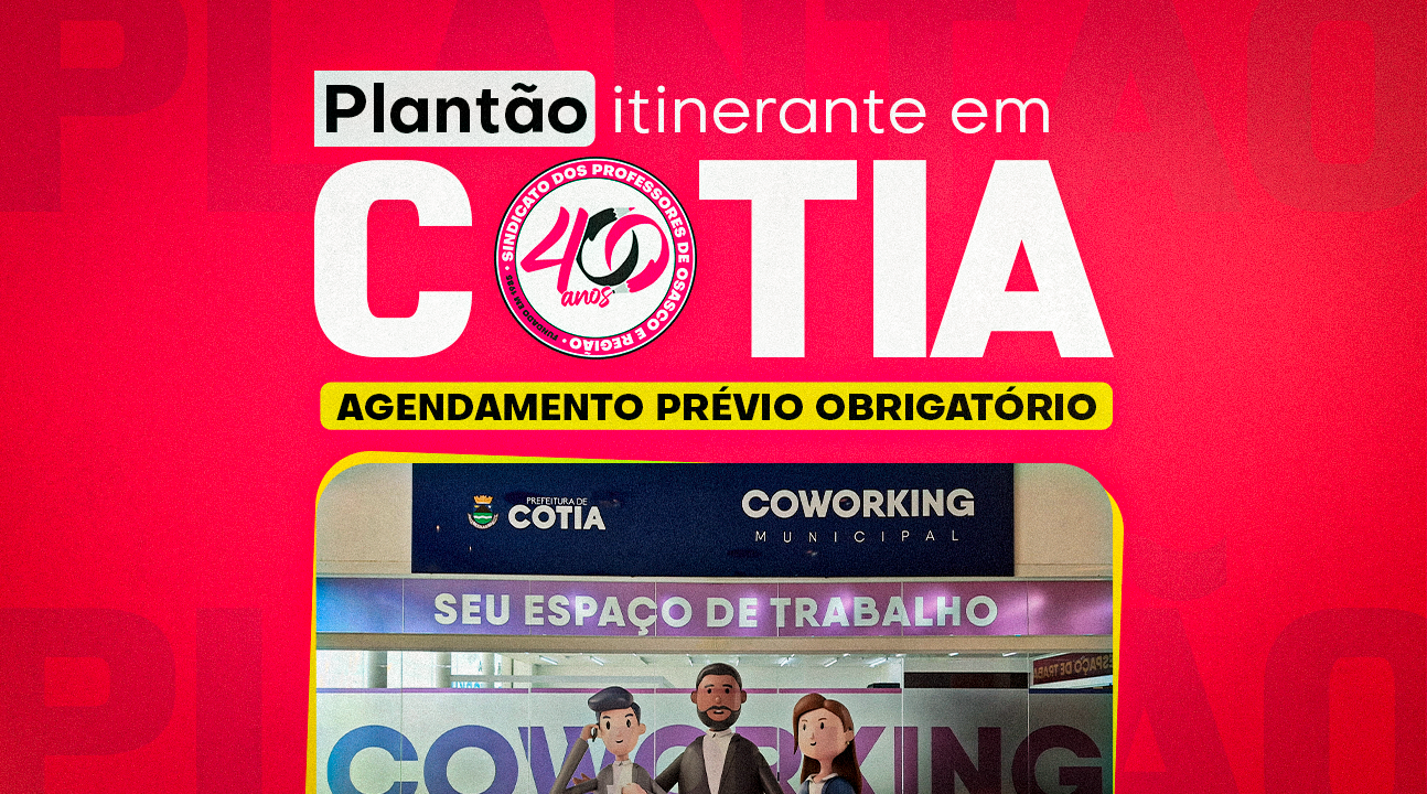 SINPROSASCO garante atendimento personalizado aos Professores de Cotia dia 24 de fevereiro. Agende seu horário!
