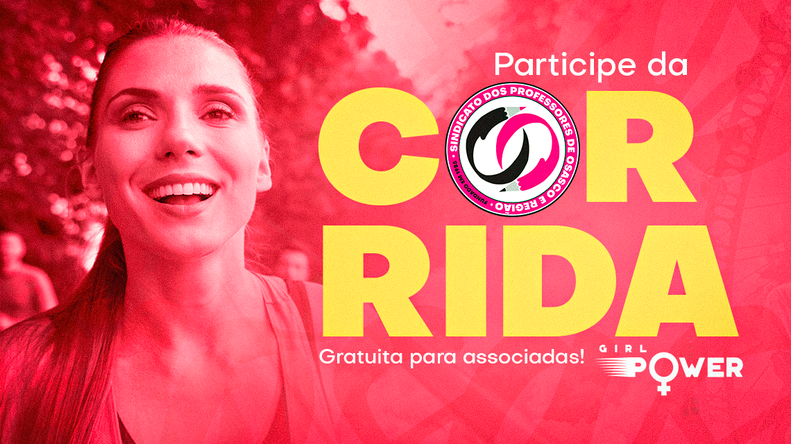 Corrida Girl Power 🏃‍♀️ | Em celebração ao Dia da Mulher, SINPROSASCO garante inscrição gratuita das associadas. Vagas limitadas!