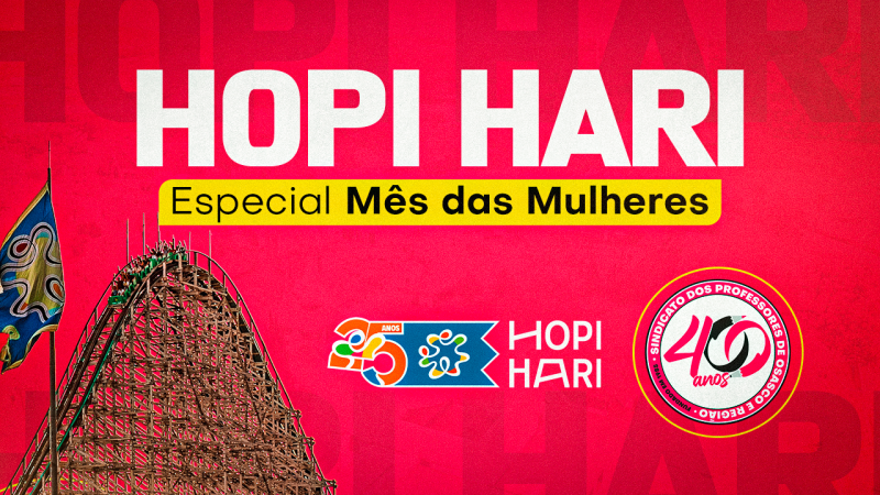 HOPI HARI | Mulheres pagam apenas R$ 1 no ingresso neste mês de março. Adquira o ingresso dos acompanhantes conosco!