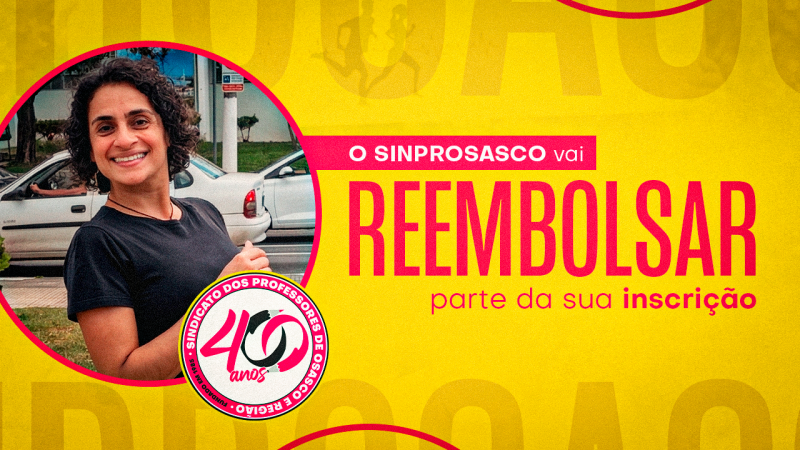 SINPROSASCO vai custear R$ 50 para 30 Professores associados no 15º Desafio dos Trabalhadores. Conheça as regras!