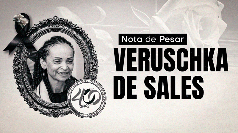 LUTO | Lamentamos profundamente o falecimento da Professora Dra. Veruschka de Sales Azevedo. Uma grande perda para a Educação!