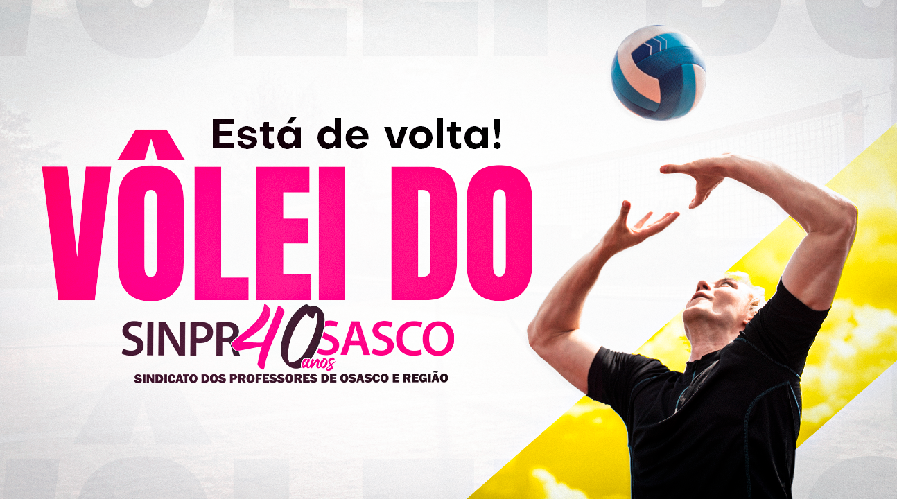 Vôlei SINPROSASCO está de volta com jogos aos finais de semana a partir de setembro