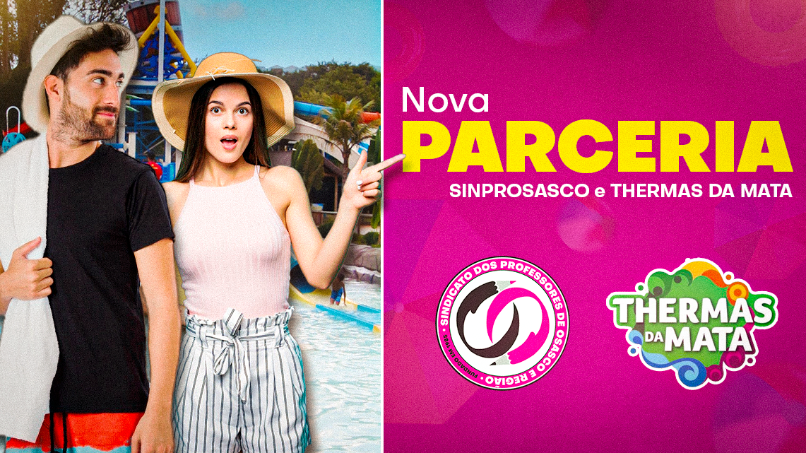 Professor associado agora tem 20% de DESCONTO nas entradas para o Parque Aquático Thermas da Mata