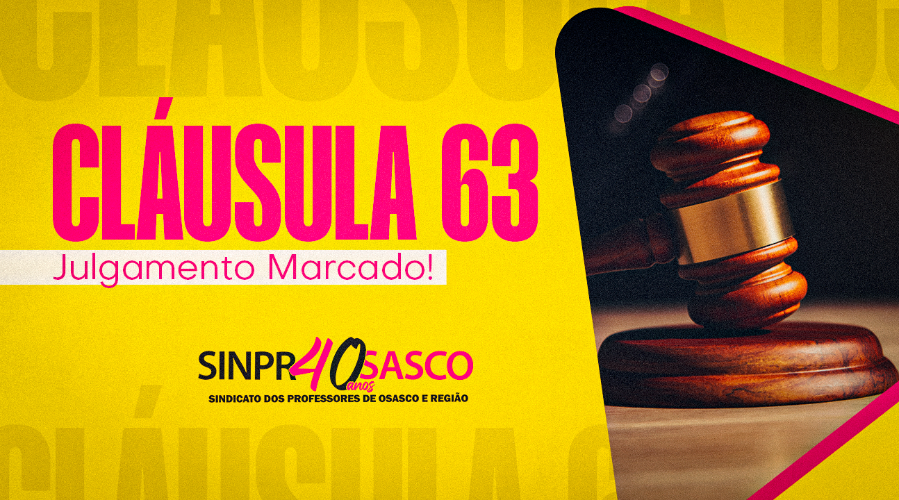 FEPESP divulga nota sobre julgamento decisivo da Cláusula 63 da Convenção Coletiva da Educação Básica