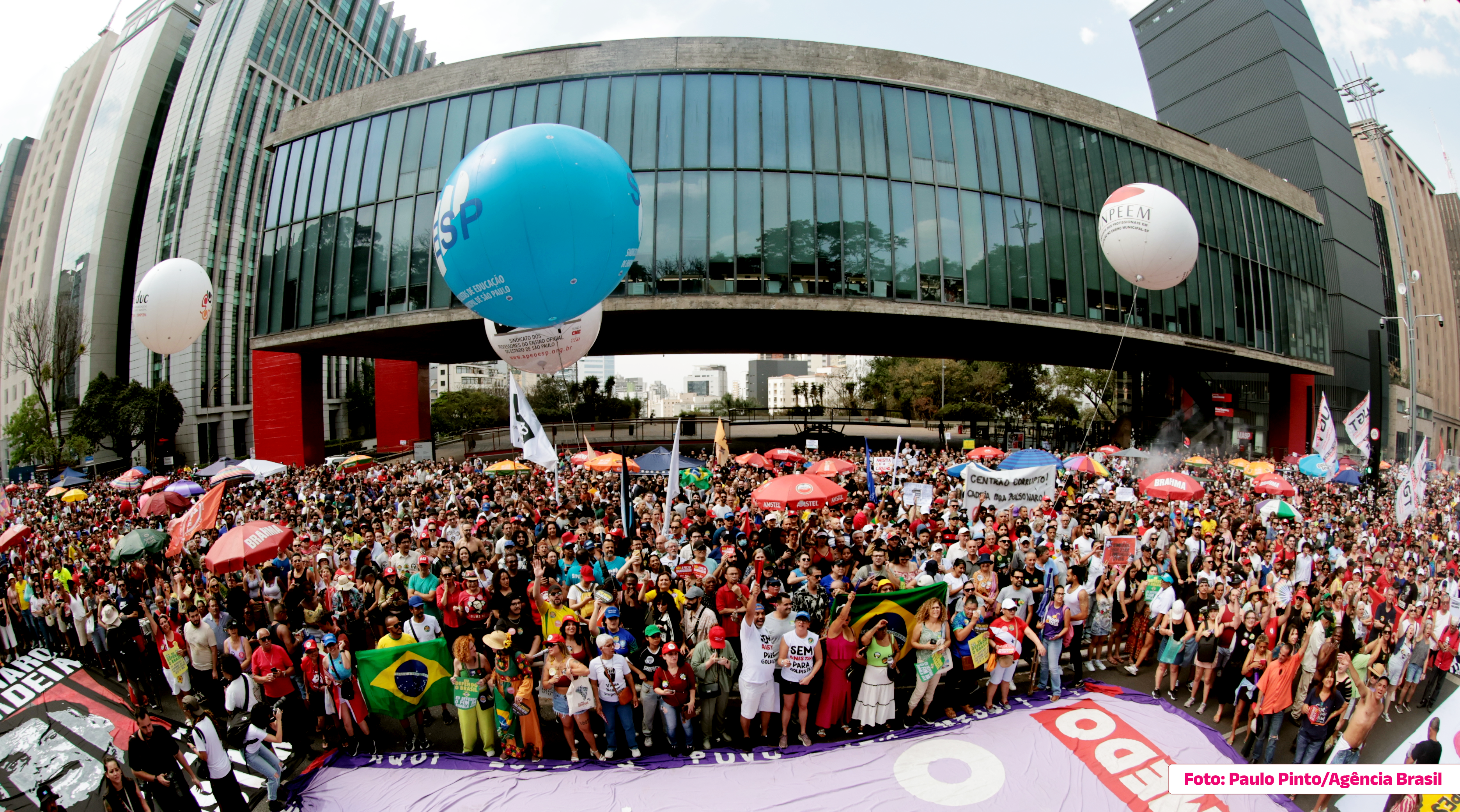 Professores e dirigentes do SINPROSASCO fortalecem manifestações contra a PEC da Blindagem e da Anistia em São Paulo e Rio de Janeiro