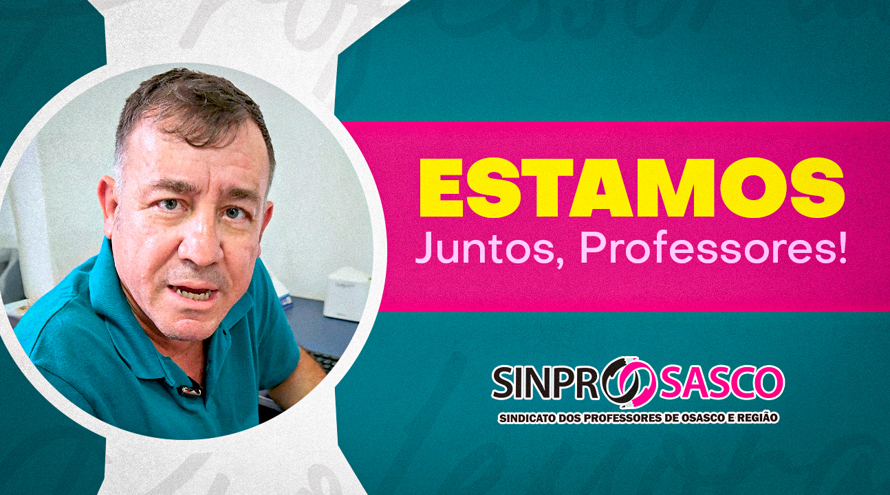 Luiz Alves, diretor de imprensa do SINPROSASCO, apresenta as ferramentas de comunicação da entidade com os Professores