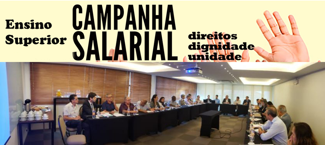 Campanha Salarial do Ensino Superior: próxima rodada de negociações será no dia 10/02