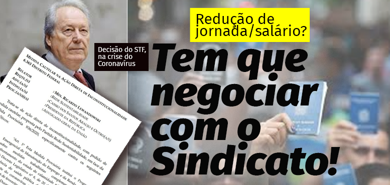 Sobre a MP 936, uma luz no fim do túnel: crise não elimina negociação coletiva