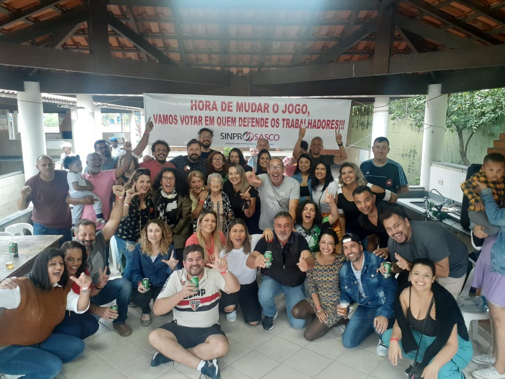 Sinprosasco: luta e festa no Dia do Trabalhador