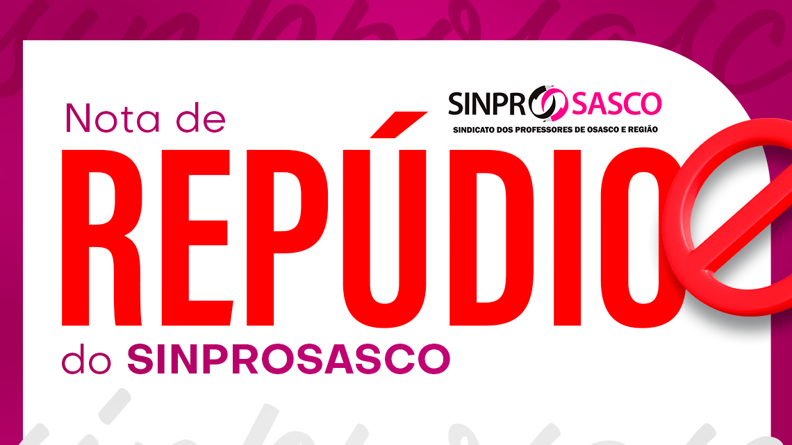SINPROSASCO rejeita prisão do deputado Glauber Braga ao defender interesses de estudantes e trabalhadores