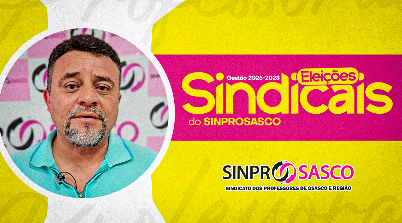 Eleições Sindicais | Professor Salomão convoca associados a votarem nos dias 4, 5 e 6 de novembro de 2024, de forma online