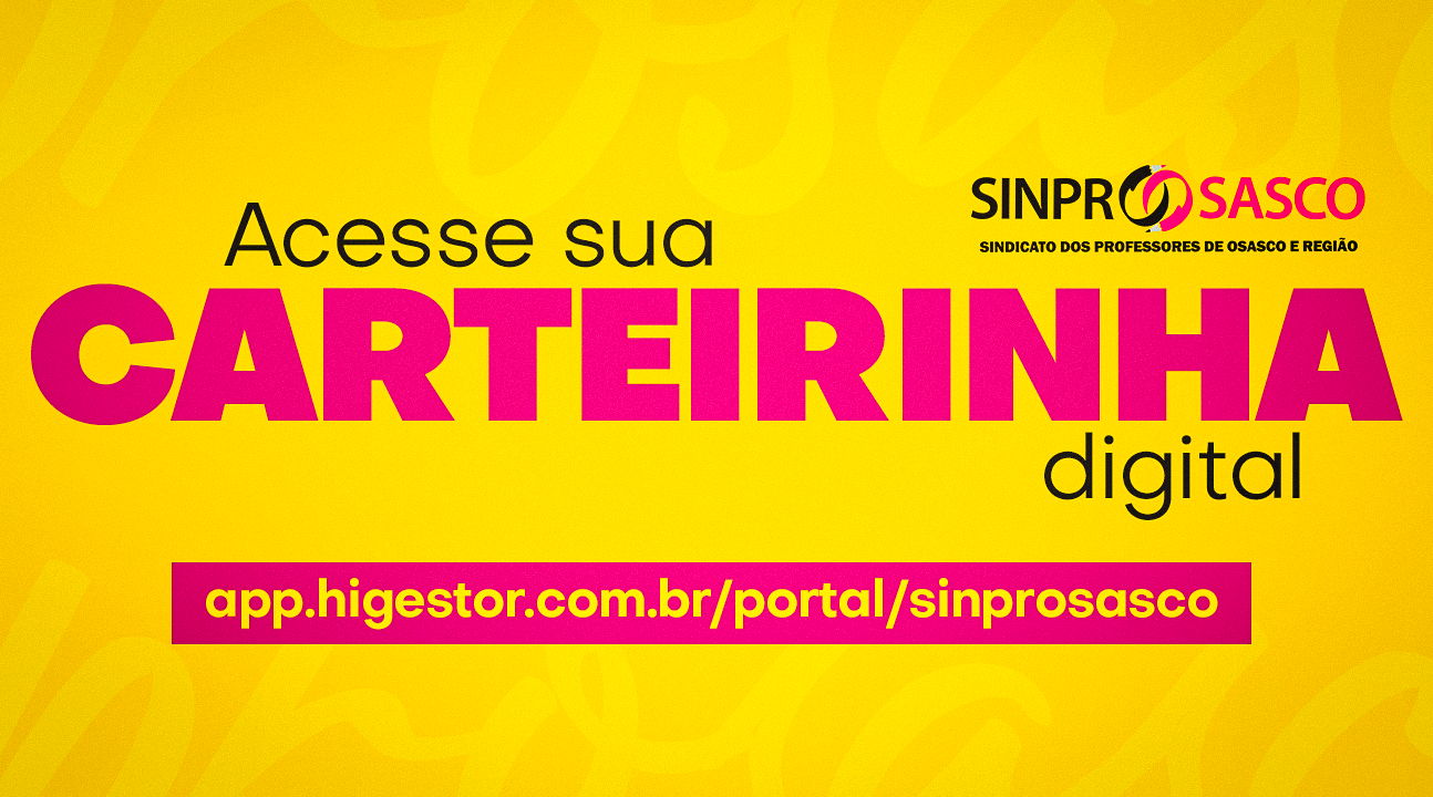 SINPROSASCO disponibiliza a todos os associados a Carteirinha Digital. Saiba como baixar e fazer o cadastro