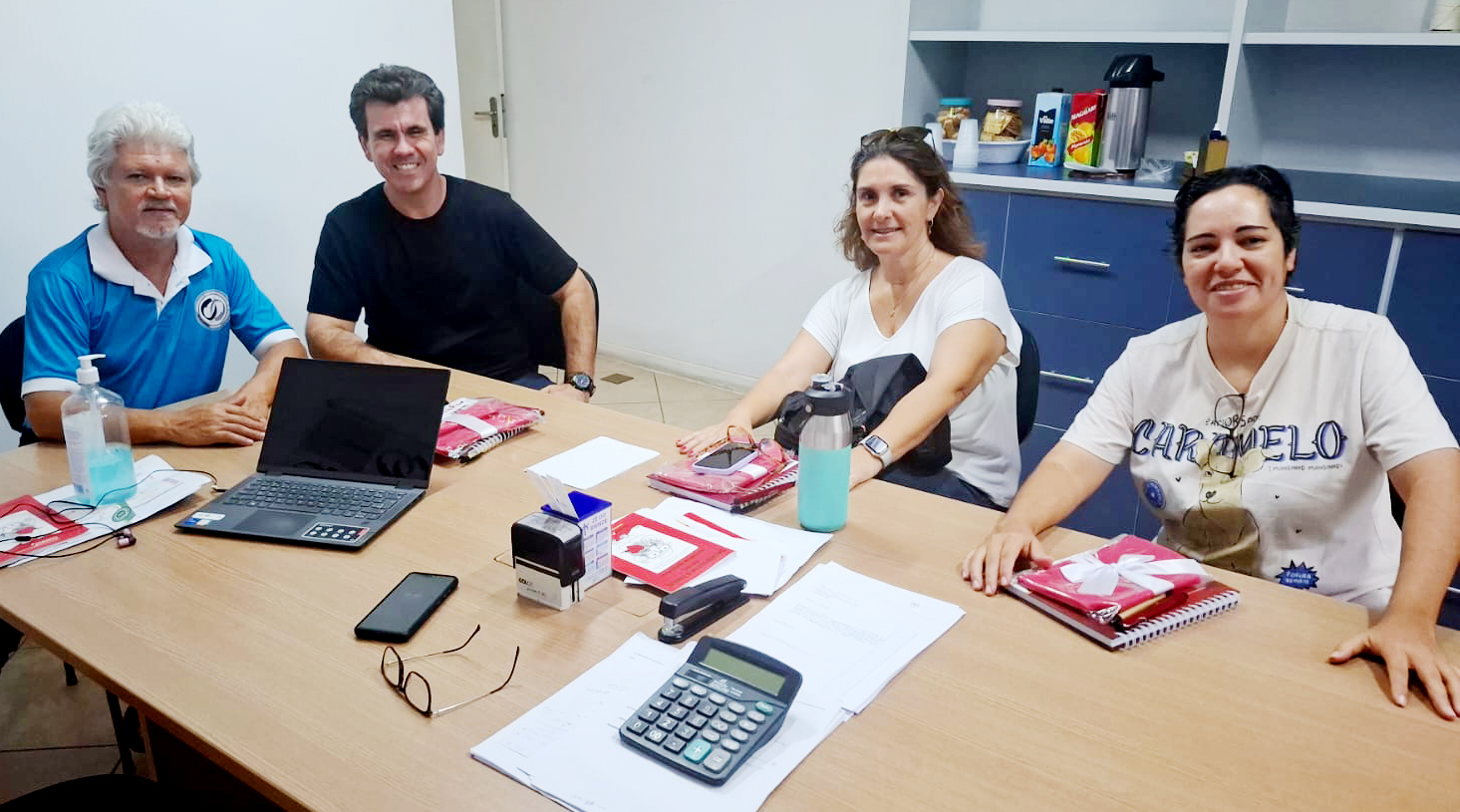 SINPROSASCO recebe dirigentes do Sinpro Indaiatuba, Salto e Itu para discutir Campanhas Salariais e fortalecimento sindical