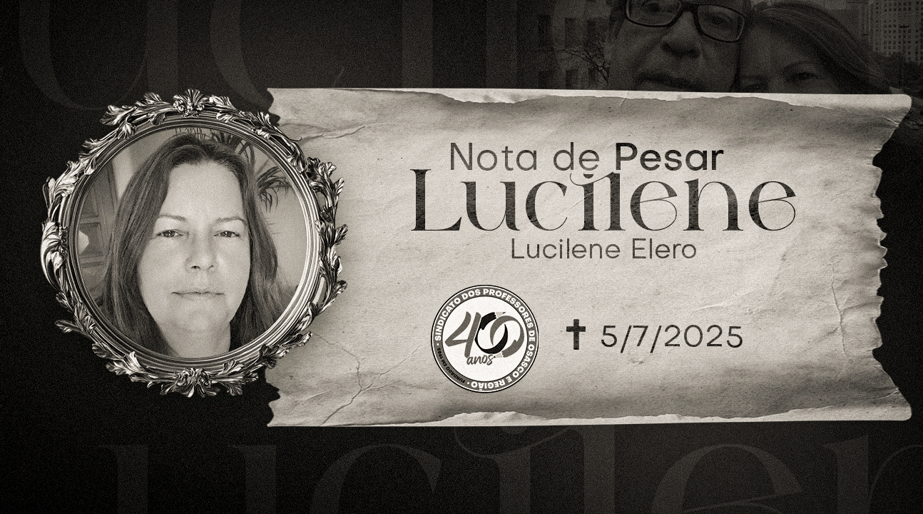 LUTO | Lamentamos profundamente o falecimento da querida Lucilene Elero, esposa do nosso diretor Renato