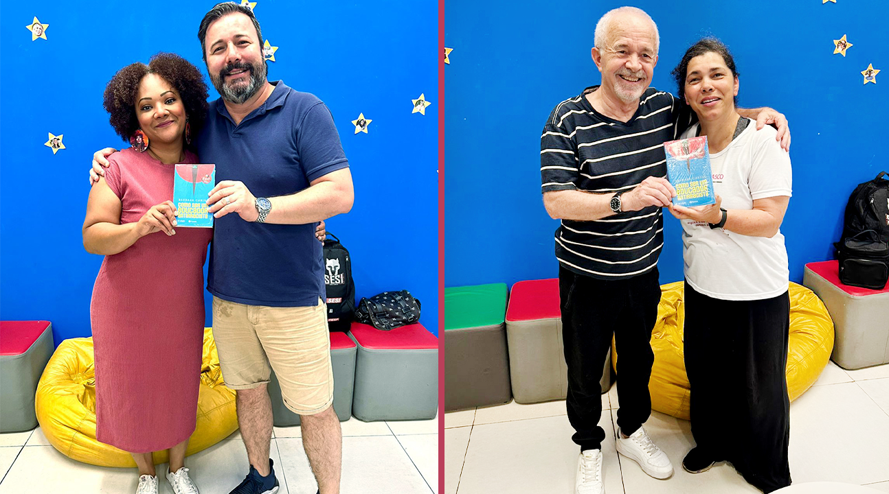 Vencedores da ação Dia da Consciência Negra recebem seus exemplares do livro “Como Ser um Educador Antirracista”